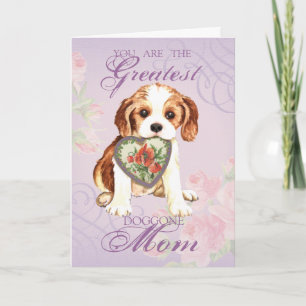 Cavalier Heart Mum Card