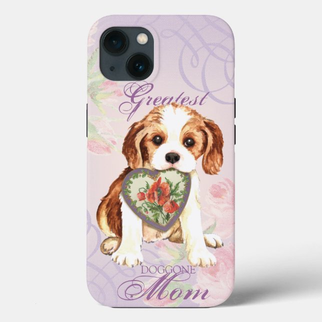 Cavalier Heart Mum Case-Mate iPhone Case (Back)