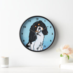 Cavalier King Charles Acrylic Wall Clock