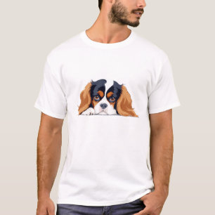 Cavalier King Charles Adorable Animal Sleeping Fun T-Shirt