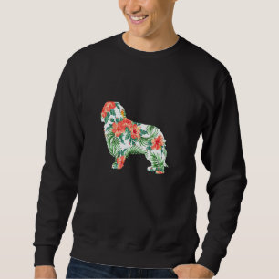 Cavalier King Charles Aloha Hawaiian Dog Sweatshirt