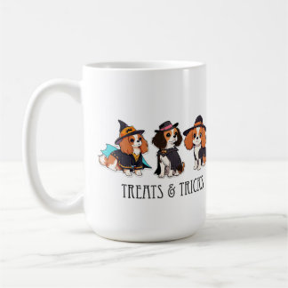 Cavalier King Charles halloween treats & tricks Coffee Mug