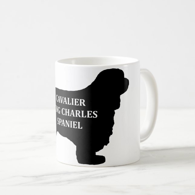 Cavalier King Charles name silo Coffee Mug (Front Right)