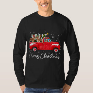 Cavalier King Charles Red Truck Christmas Santa Xm T-Shirt