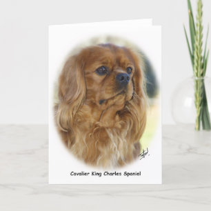 Cavalier King Charles Spaniel 9K27D-17 Card