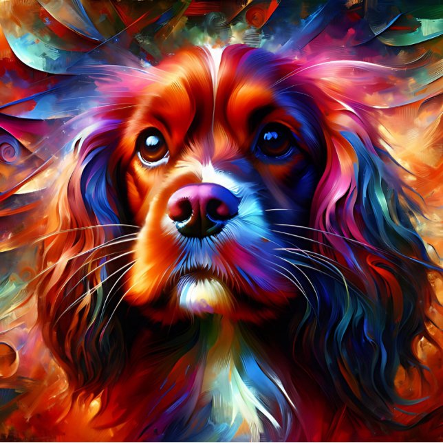 Cavalier King Charles Spaniel Acrylic Print Jigsaw Puzzle (Creator Uploaded)