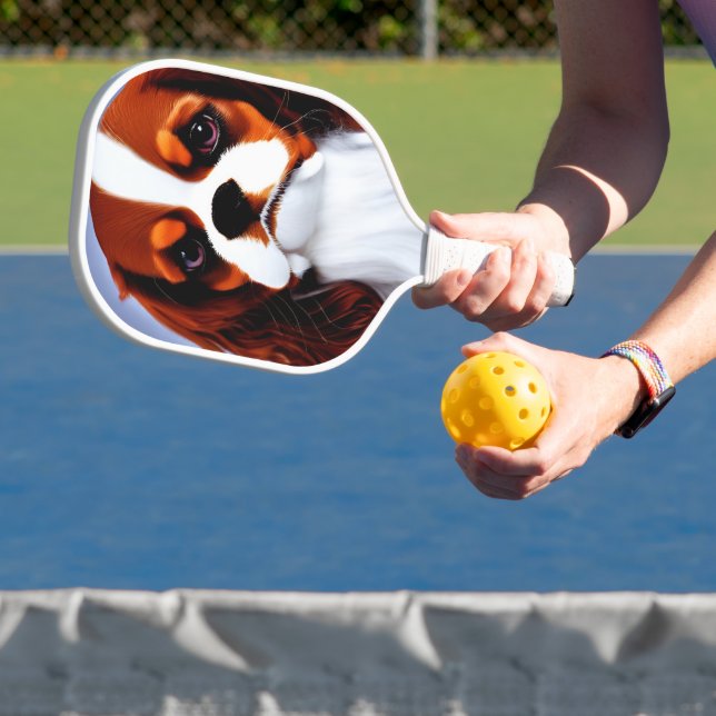 cavalier king charles spaniel ai3 pickleball paddle (Insitu)