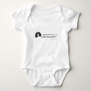 cavalier king charles spaniel baby bodysuit