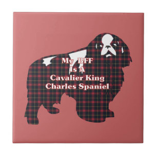 Cavalier King Charles Spaniel BFF Ceramic Tile