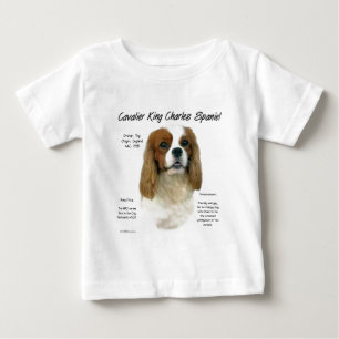 Cavalier King Charles Spaniel (Blenheim) History Baby T-Shirt