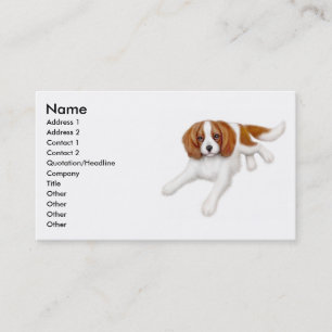 Cavalier King Charles Spaniel Business Card