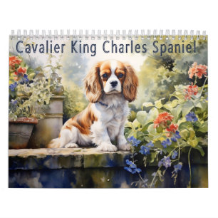 Cavalier King Charles Spaniel Calendar, any year Calendar