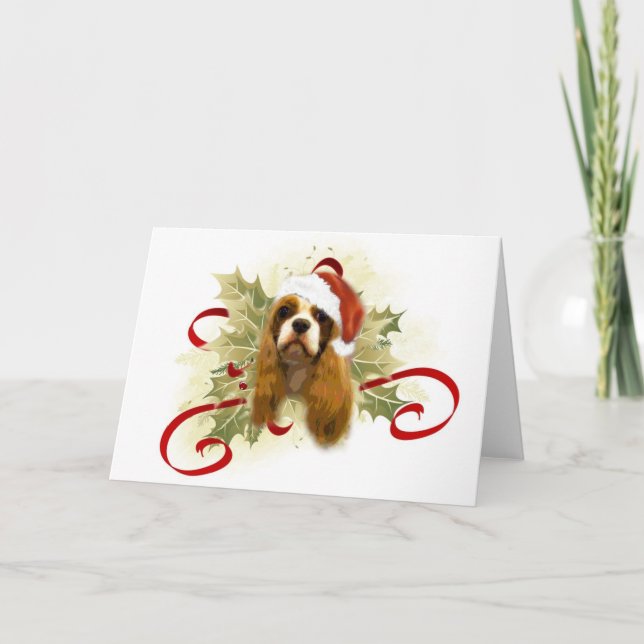 Cavalier King Charles Spaniel Christmas Cards (Front)
