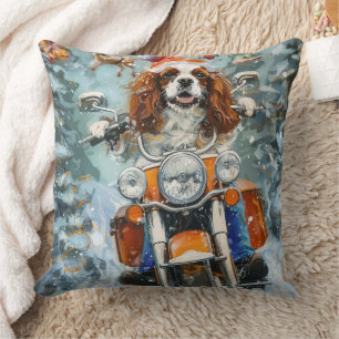 Cavalier King Charles Spaniel Christmas Cushion