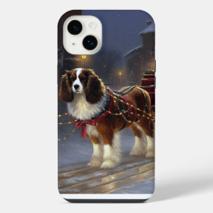 Cavalier King Charles Spaniel Christmas Festive  iPhone 14 Plus Case