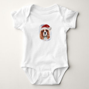  Cavalier King Charles Spaniel Christmas Gifts For Baby Bodysuit