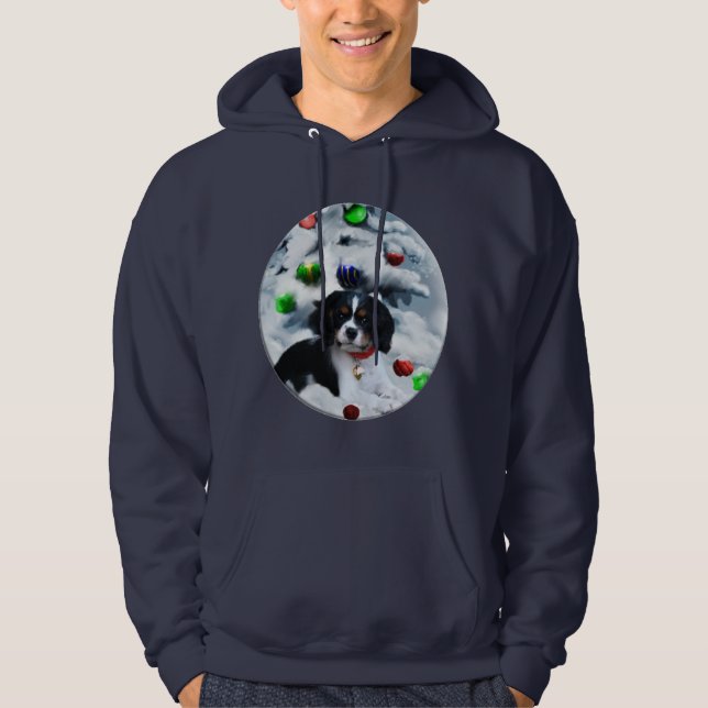Cavalier King Charles Spaniel  Christmas Gifts Hoodie (Front)