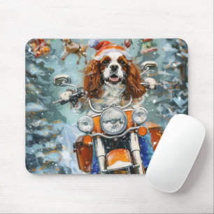 Cavalier King Charles Spaniel Christmas Mouse Pad
