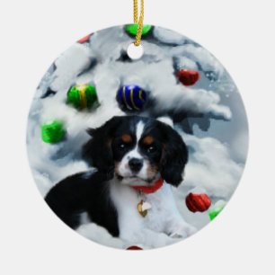 Cavalier King Charles Spaniel Christmas Ornament