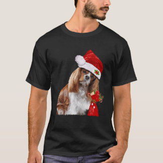 Cavalier King Charles Spaniel Christmas Shirt Sant
