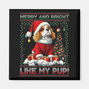 Cavalier King Charles Spaniel Christmas Tree Decor Magnet