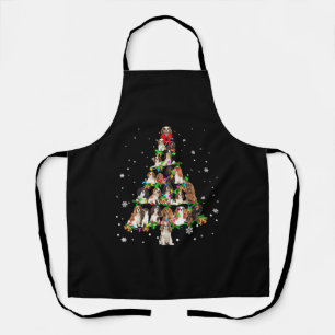 Cavalier King Charles Spaniel Christmas Tree X-Mas Apron