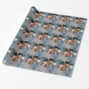 Cavalier King Charles Spaniel Christmas Wrapping Paper