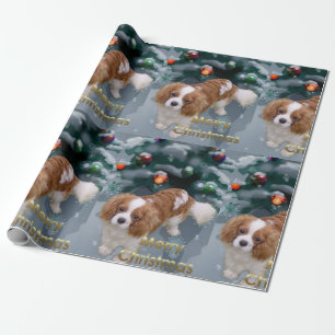 Cavalier King Charles Spaniel Christmas Wrapping Paper