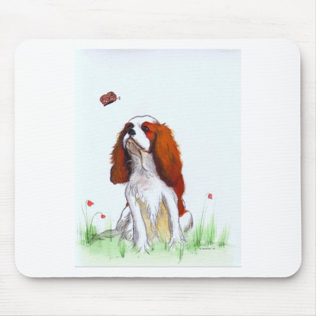 Cavalier King Charles Spaniel CKC Mouse Pad (Front)