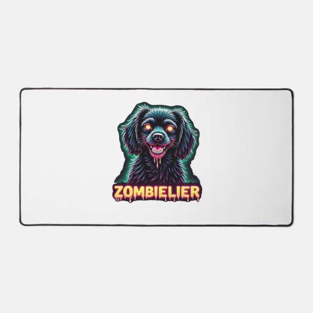 Cavalier King Charles Spaniel CKCS Zombie Dog Hall Desk Mat (Front)