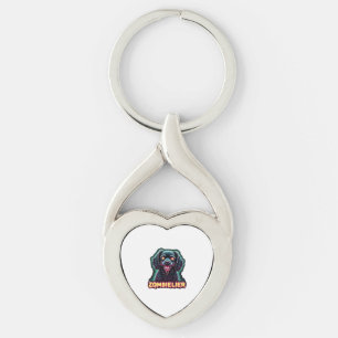 Cavalier King Charles Spaniel CKCS Zombie Dog Hall Key Ring