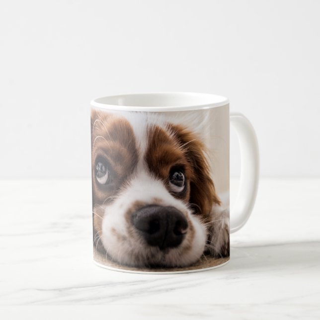 Cavalier king charles spaniel coffee mug (Front Right)