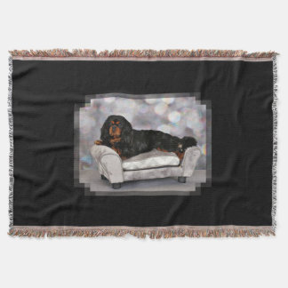 Cavalier King Charles Spaniel - Cornelius Throw Blanket
