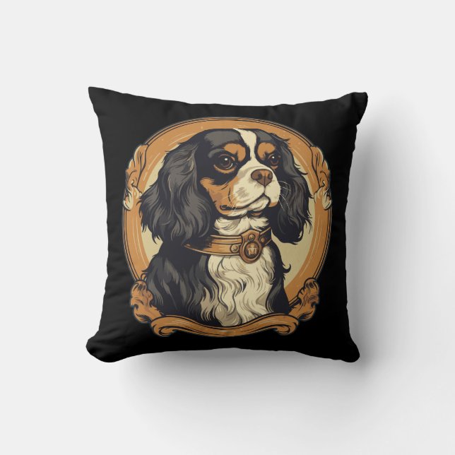 Cavalier King Charles Spaniel Cushion (Front)