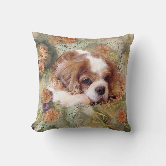 Cavalier King Charles Spaniel Cushion (Front)