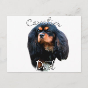 Cavalier King Charles Spaniel Dad 2 Postcard