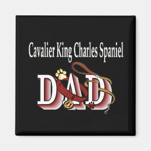 cavalier king charles spaniel dad Magnet