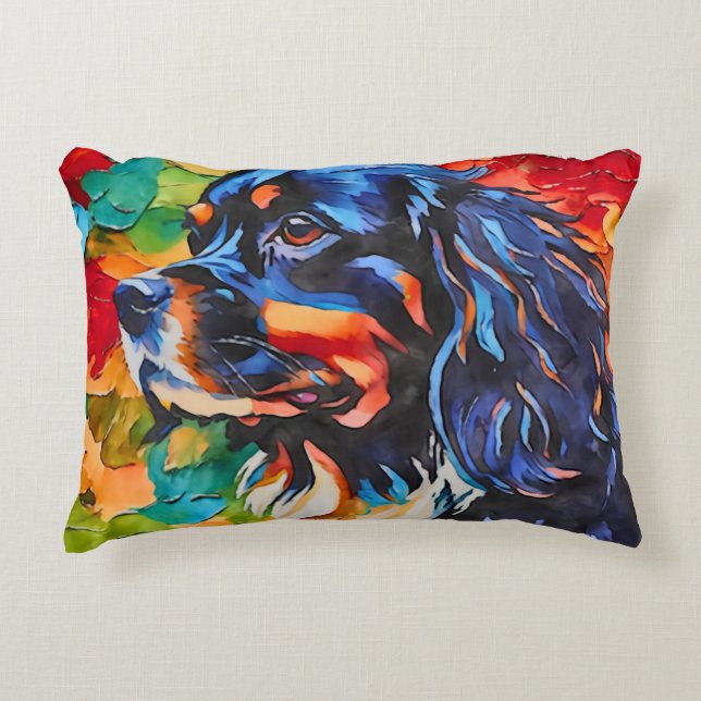 Cavalier King Charles Spaniel Decorative Cushion (Front)