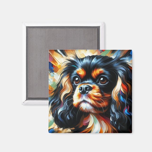 Cavalier King Charles Spaniel Dog Acrylic Print Magnet (Front/Back)