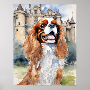 Cavalier King Charles Spaniel - Dog Art Print