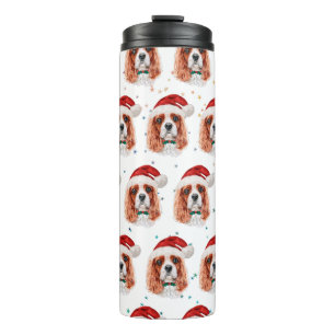 Cavalier King Charles Spaniel Dog Breed Christmas Thermal Tumbler
