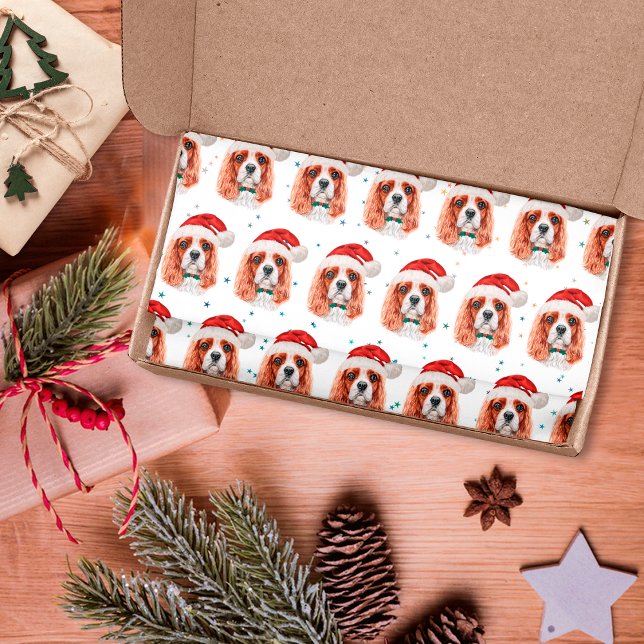 Cavalier King Charles Spaniel Dog Breed Christmas Tissue Paper (Creator Uploaded)