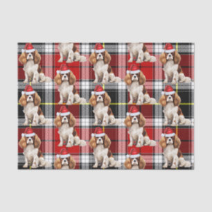 Cavalier King Charles Spaniel Dog Christmas Tissue Paper