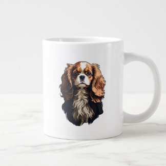 Cavalier King Charles spaniel dog Large Coffee Mug