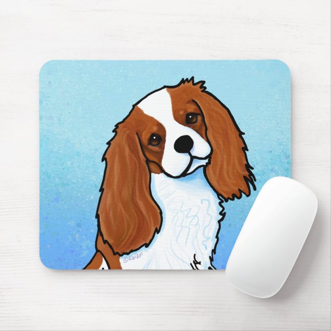 Cavalier King Charles Spaniel Dog Mousepad (With Mouse)