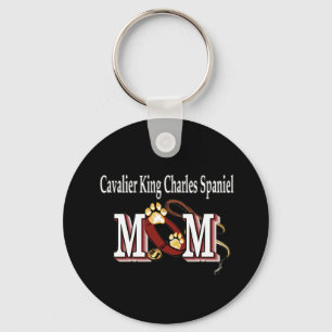 cavalier KING CHARLES SPANIEL dog mum Keychain
