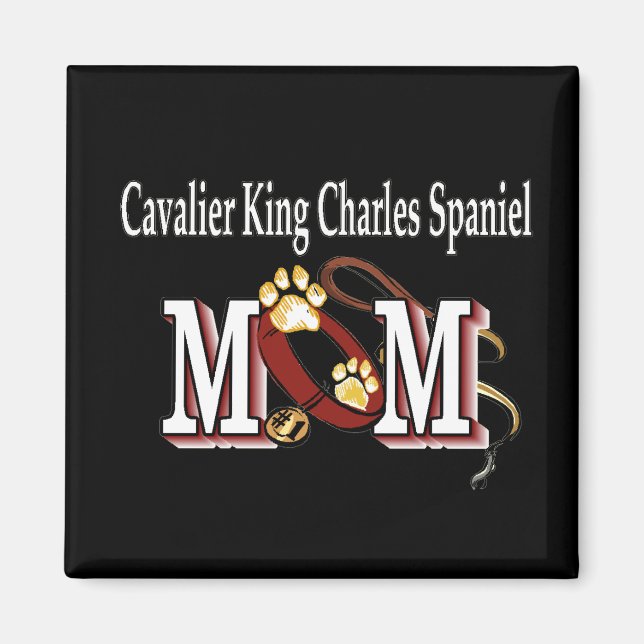 cavalier KING CHARLES SPANIEL dog mum Magnet (Front)