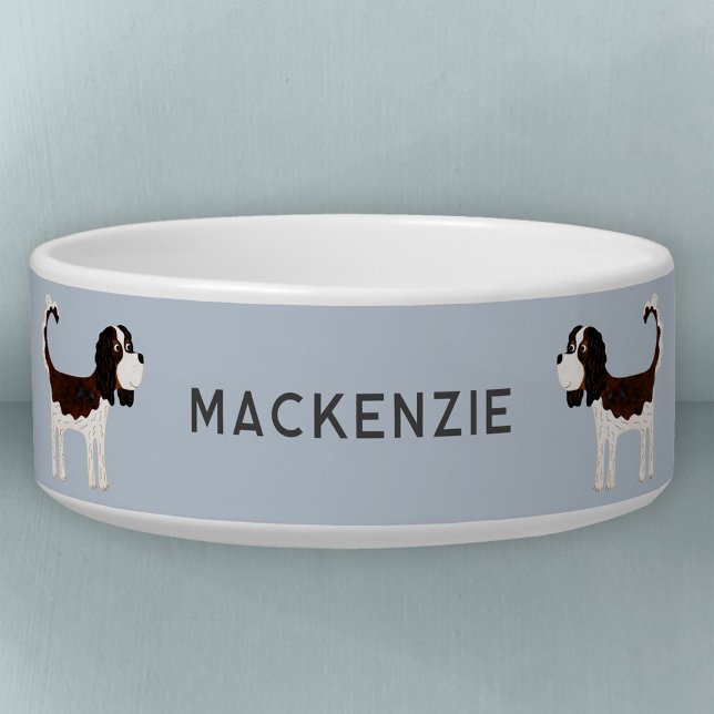 Cavalier King Charles Spaniel Dog Personalised Bowl (Creator Uploaded)