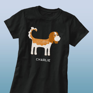 Cavalier King Charles Spaniel Dog Personalised T-Shirt