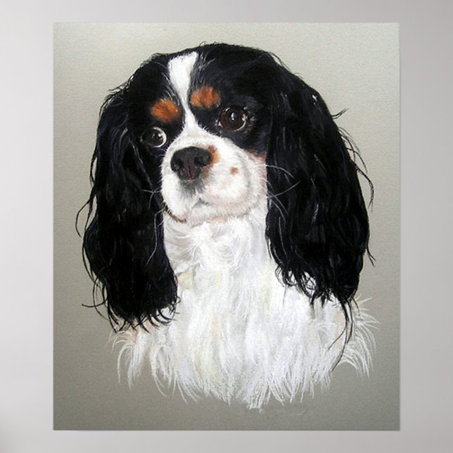Cavalier King Charles Spaniel Dog Poster Print (Front)